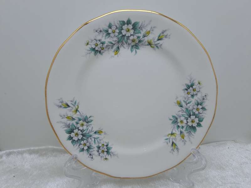 Vintage Queen Anne Bone China Side Plate Pattern 8654. (3 Available)