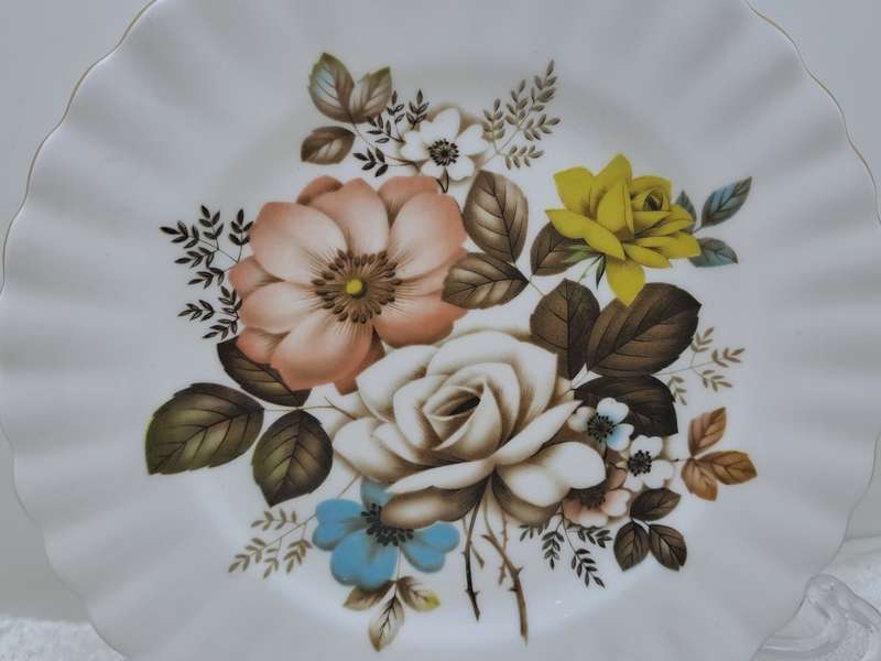Vintage Royal Albert Autumn Inspired Bone China Tea Trio - 6 Available
