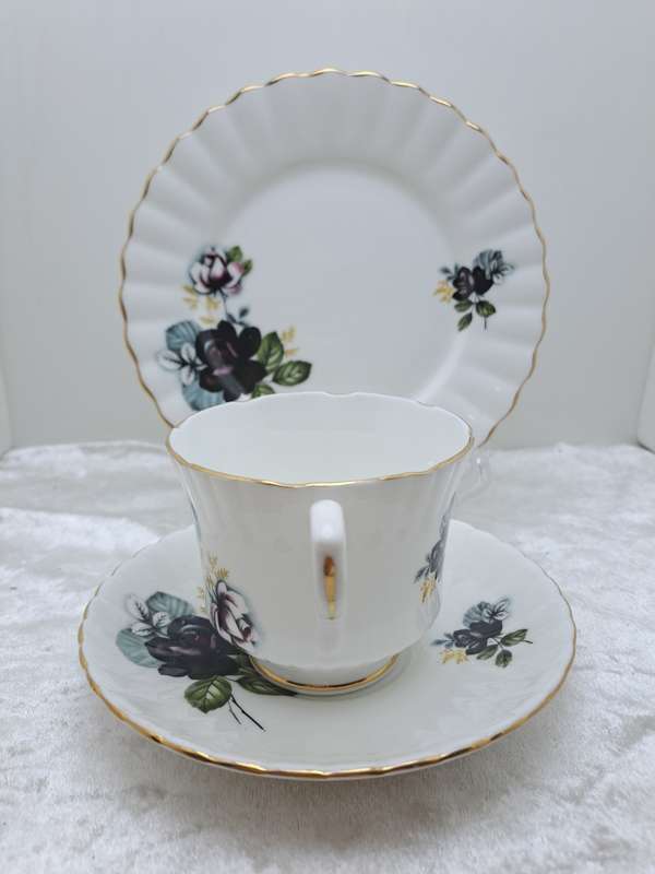 Vintage Hostess Tableware Fine Bone China Trio Made in England