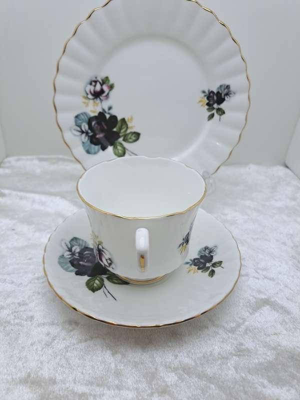 Vintage Hostess Tableware Fine Bone China Trio Made in England