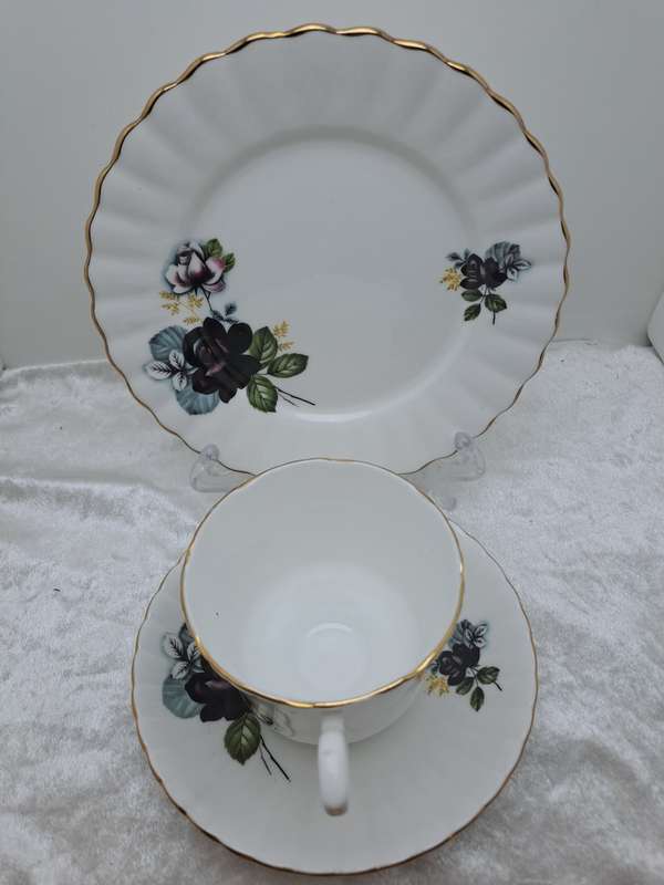 Vintage Hostess Tableware Fine Bone China Trio Made in England