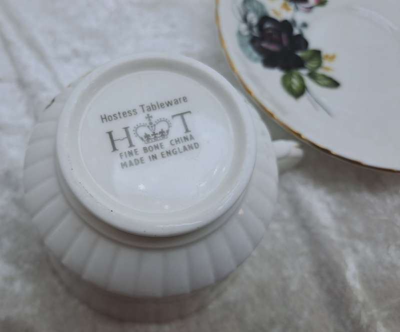Vintage Hostess Tableware Fine Bone China Trio Made in England