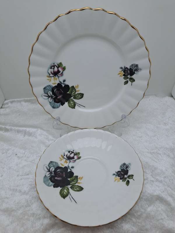 Vintage Hostess Tableware Fine Bone China Trio Made in England