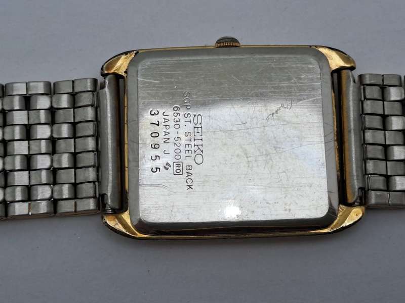 Pre-owned Vintage Seiko Quartz -Original Strap-Working 6530-5200