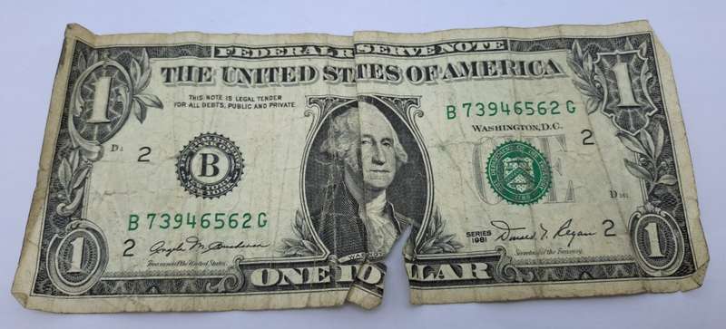 1981 Series  United States 1 Dollar Federal Reserve Note -Circulated see condition