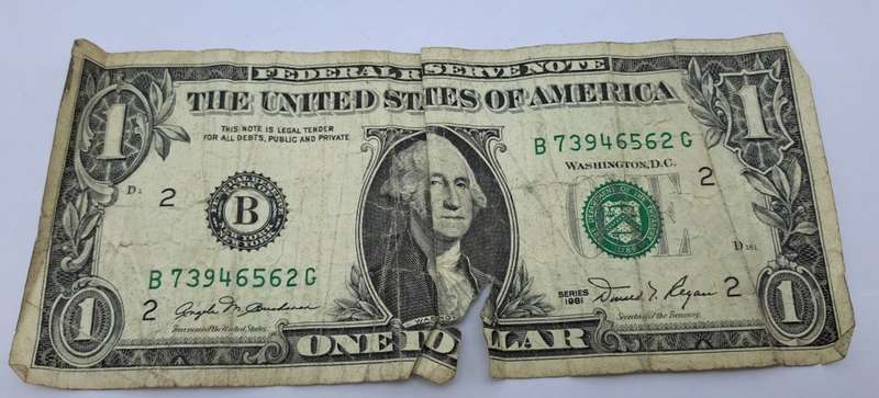1981 Series  United States 1 Dollar Federal Reserve Note -Circulated see condition