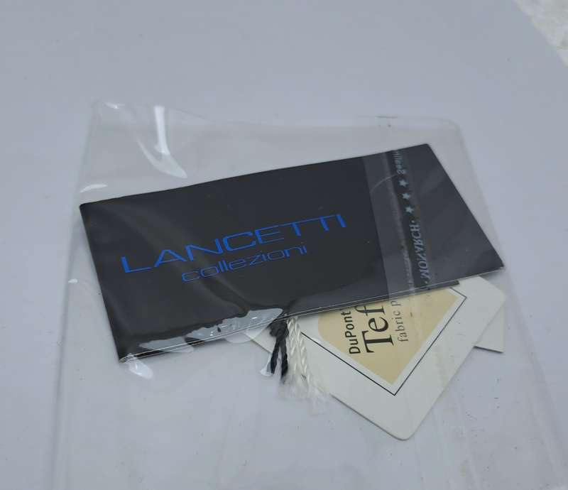 Unused - LANCETTI Italian Designer Tie, Design Hanky & Cufflinks Gift Set -Boxed