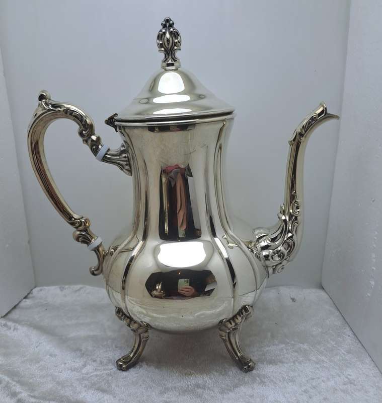 Very Large 8pc Antique/Vintage Silver Plated on Copper Tea and Coffee set