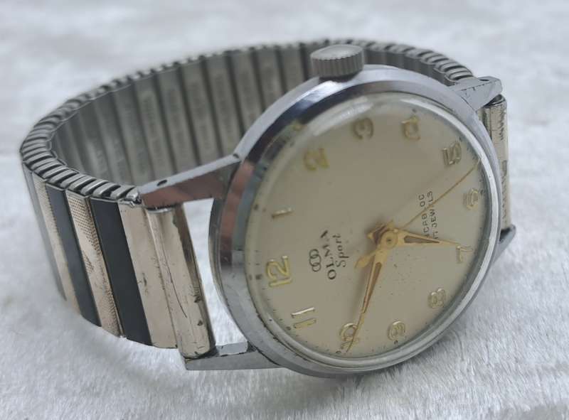 Vintage Mens OLMA Sport Incabloc Mechanical Watch - Working -