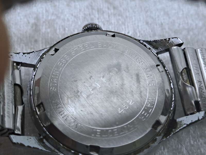 Vintage Mens Lanco Sport Incabloc Mechanical Watch-17 Jewels - Working -Swiss Made