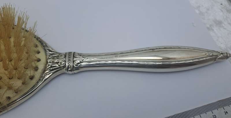 Vintage International Sterling Silver Dressing Table Brush