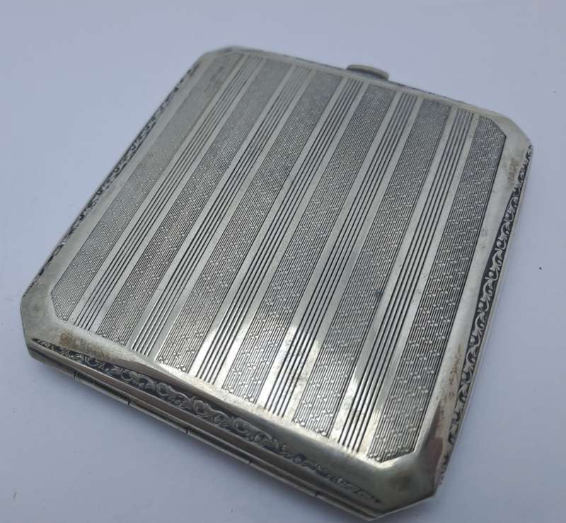 Vintage Silver plated  Cigarette Case-