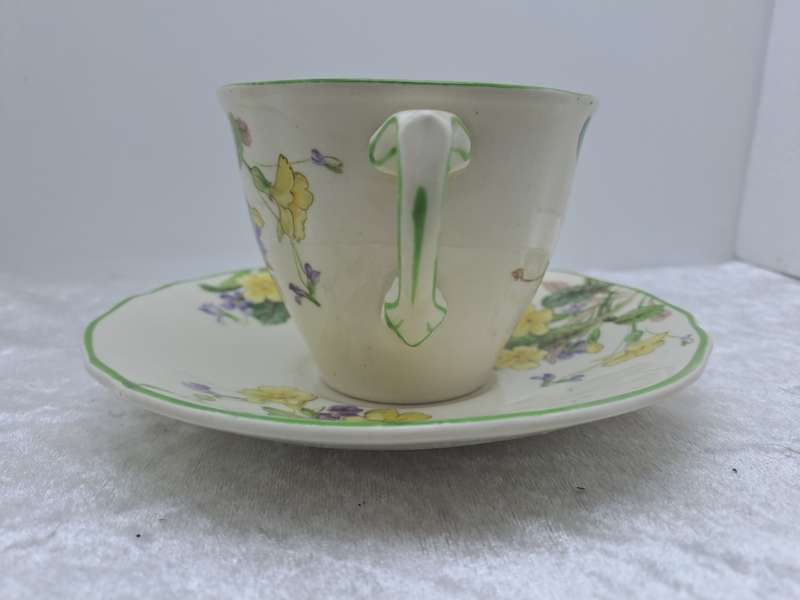 Vintage 1938-1959 Royal Doulton Bone China Tea Duo Made in England