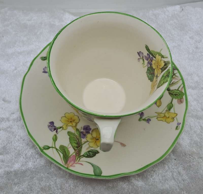 Vintage 1938-1959 Royal Doulton Bone China Tea Duo Made in England