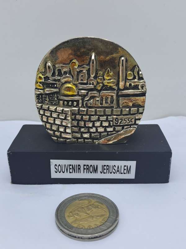 Collectable Sterling Silver .925  Figurine - Souvenir Of Jerusalem-Made in Israel