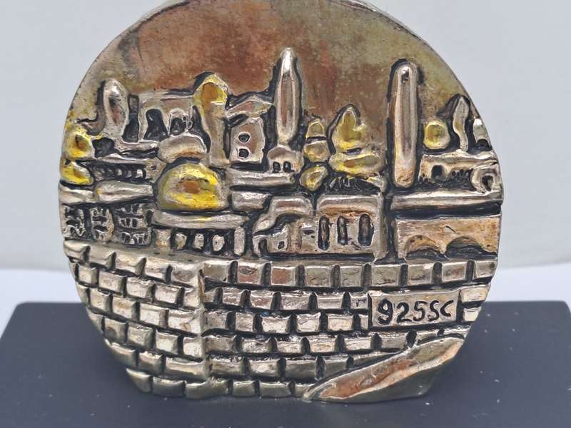 Collectable Sterling Silver .925  Figurine - Souvenir Of Jerusalem-Made in Israel
