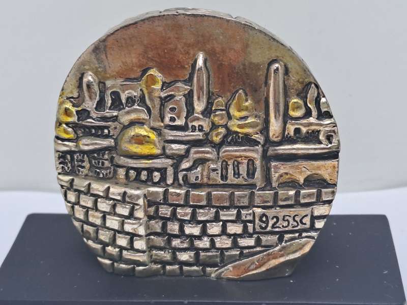 Collectable Sterling Silver .925  Figurine - Souvenir Of Jerusalem-Made in Israel