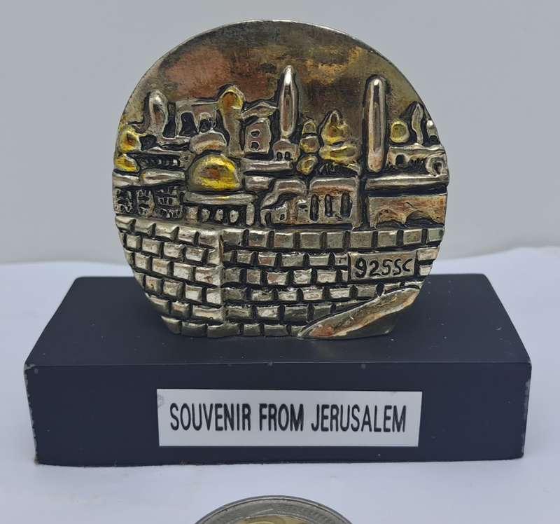 Collectable Sterling Silver .925  Figurine - Souvenir Of Jerusalem-Made in Israel