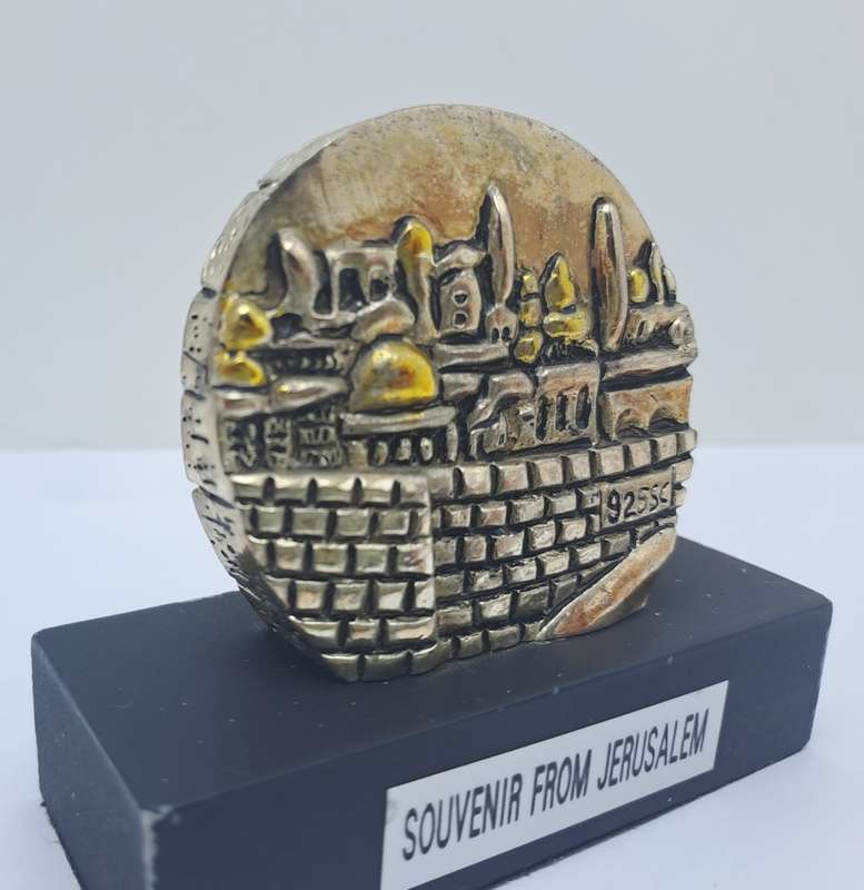Collectable Sterling Silver .925  Figurine - Souvenir Of Jerusalem-Made in Israel