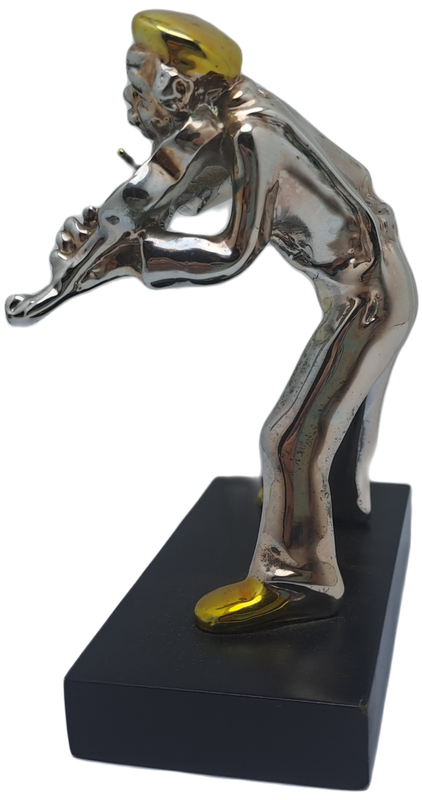 Collectable 925 sterling Silver Figurine of Fiddler/ Violinist- by H.Karshi