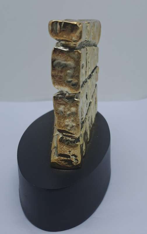 Collectable 925 sterling Silver Figurine of Wailing Wall in Jerusalem- by H.Karshi