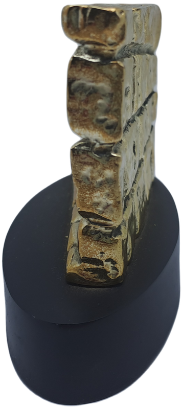 Collectable 925 sterling Silver Figurine of Wailing Wall in Jerusalem- by H.Karshi