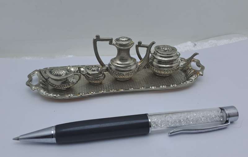 Vintage Miniature Teaset Silver Plated