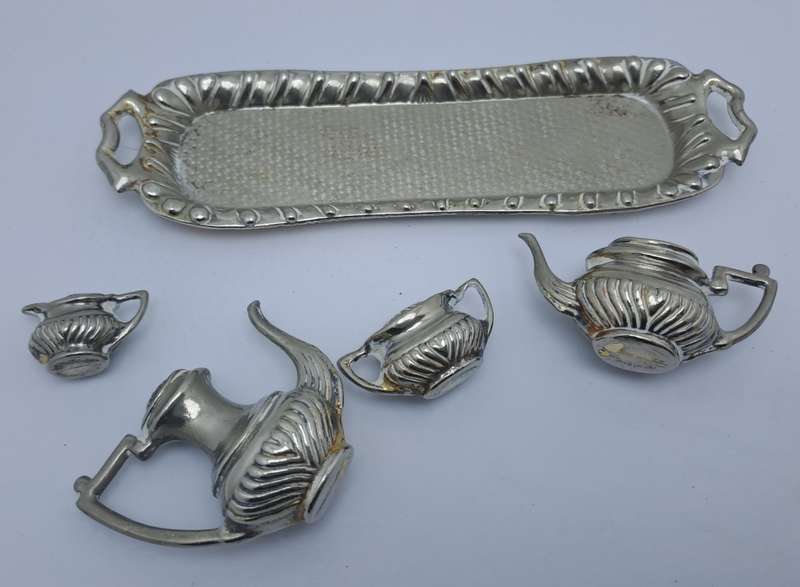 Vintage Miniature Teaset Silver Plated