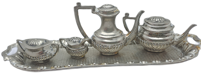 Vintage Miniature Teaset Silver Plated