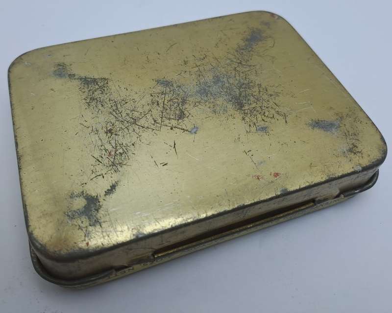 Vintage Tortoiseshell Sliced Plug Tin-0 United Tobacco Company