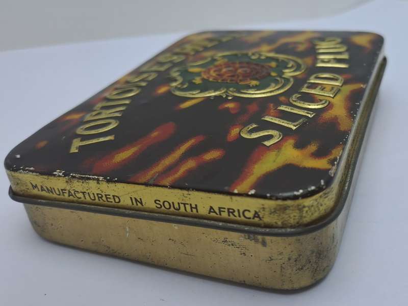 Vintage Tortoiseshell Sliced Plug Tin-0 United Tobacco Company