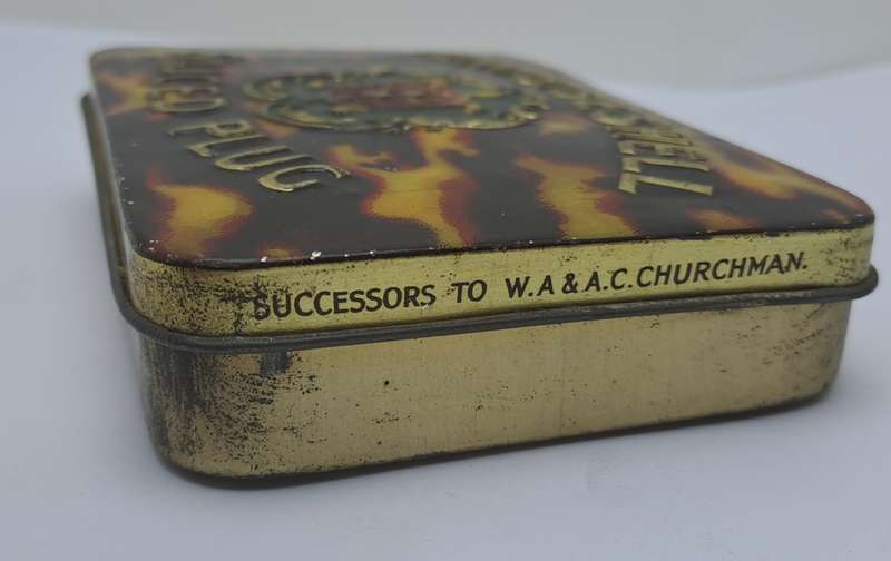 Vintage Tortoiseshell Sliced Plug Tin-0 United Tobacco Company