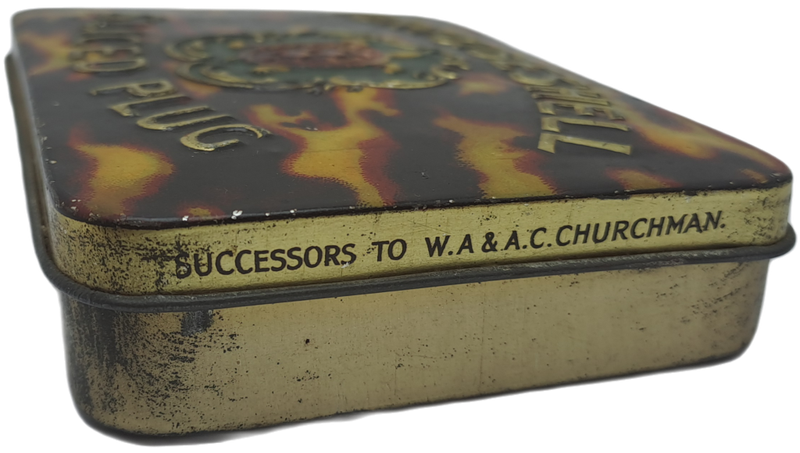 Vintage Tortoiseshell Sliced Plug Tin-0 United Tobacco Company
