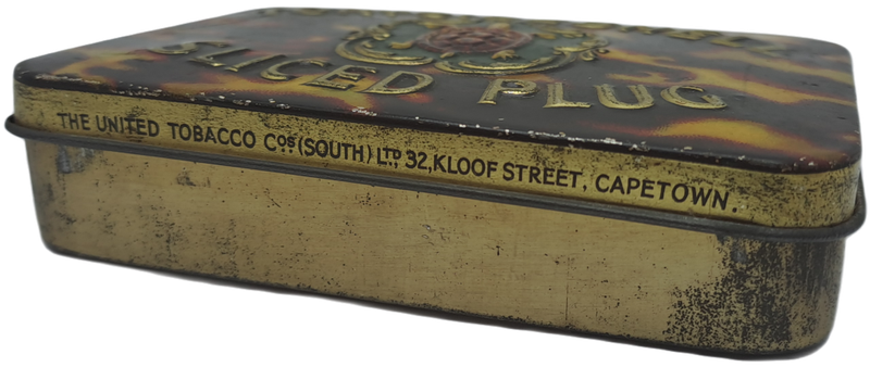 Vintage Tortoiseshell Sliced Plug Tin-0 United Tobacco Company