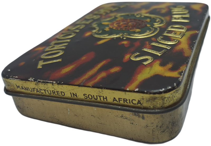 Vintage Tortoiseshell Sliced Plug Tin-0 United Tobacco Company
