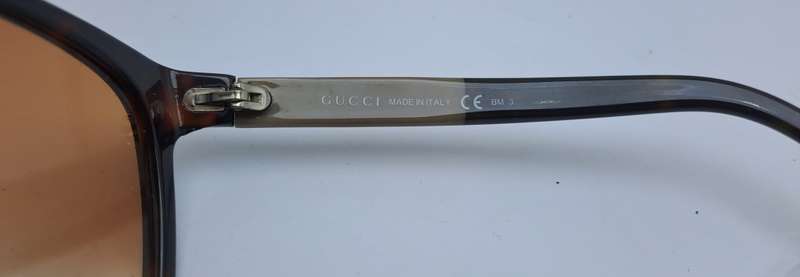 Gucci GG3613/S Sunglasses BM3 in leather Case 6F4HA 57 -14 135 Made in Italy -