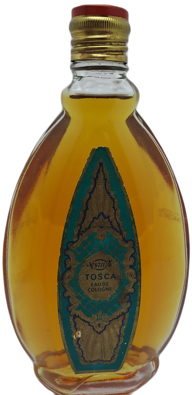 A Rare Find Vintage 1960`s  Bottle of TOSCA 4711 Eaude Cologne 17cm -200ml seal is broken
