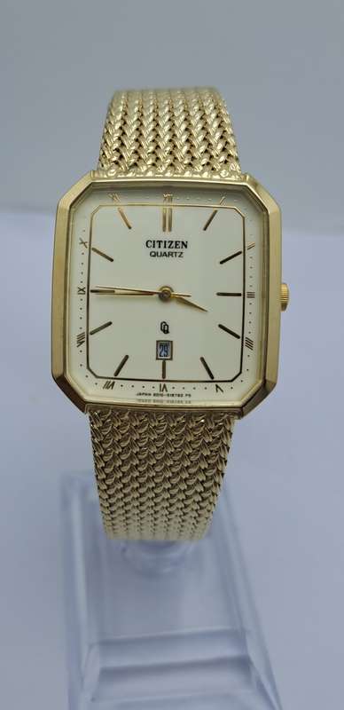 Vintage 1990`s Citizen Quartz Unilever Mens watch 6010-G16792 PS - Great Condition-WORKING in BOX