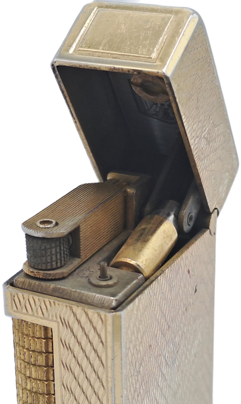 Vintage Sunnex lighter.. with Quartz Clock (Clock working) Lighter Not tested- made in Korea