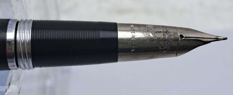 Vintage 1950`s Sheaffer`s Snorkel Statesmen Fountain Pen Palladium Silver Nib-USA