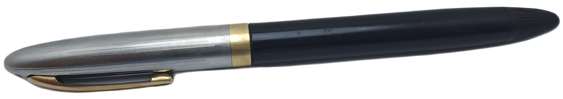 Vintage 1950`s Sheaffer`s Snorkel Statesmen Fountain Pen Palladium Silver Nib-USA