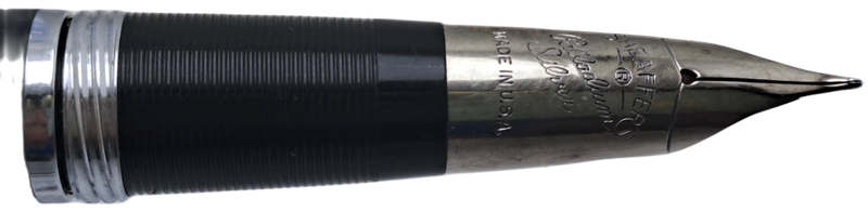 Vintage 1950`s Sheaffer`s Snorkel Statesmen Fountain Pen Palladium Silver Nib-USA