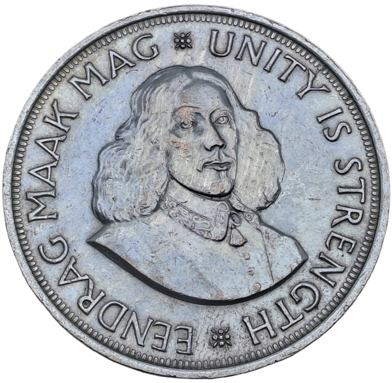 1964 South Africa SILVER 50 Cents 1st decimal series