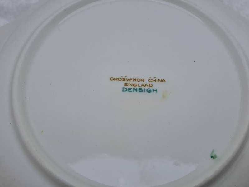 Vintage Grosvenor DENBIGH Bone China Bowl -England  16,5cm x 4cm