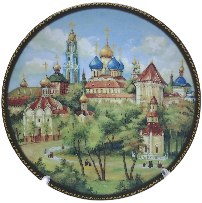 1997 Limited Edition Epic Porcelain Decorative Plate- No 2 of `Temples of Russia` Series -Moscow