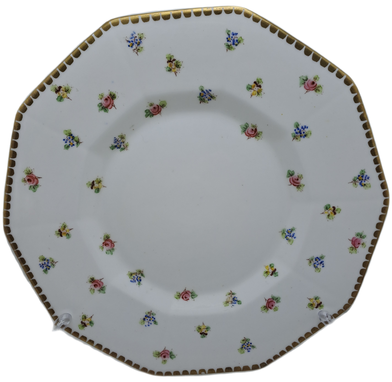 Vintage Delphine Bone China Porcelain Plate -Made in England -With Wire wall Hanger