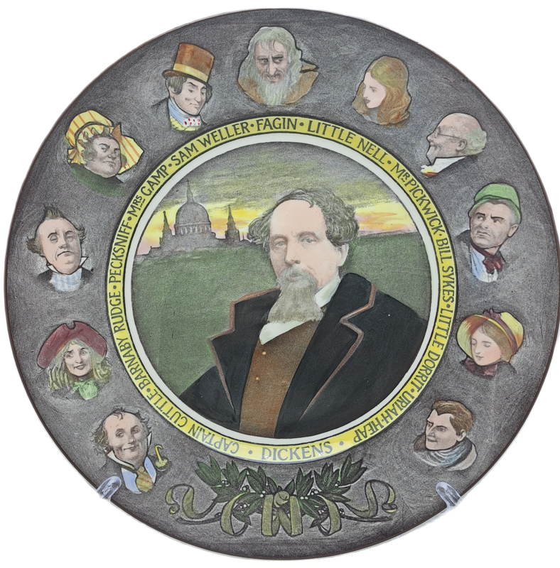 Vintage Royal Doulton D.6306-Dickens Characters Decorative Wall Plate.