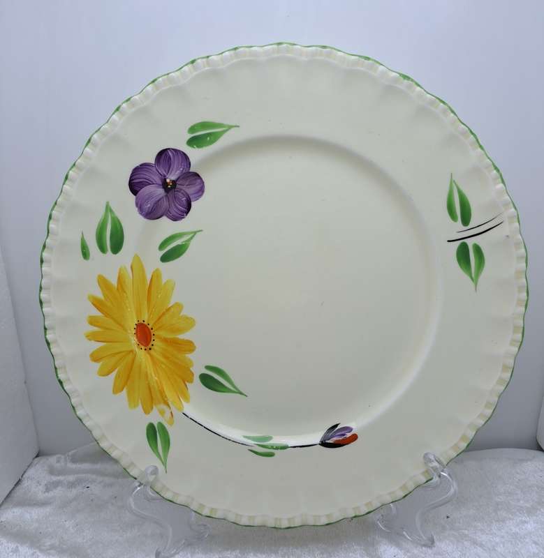 Vintage Grindley Hand Painted Porcelain Dinner Plate No 4716 -Made in England.