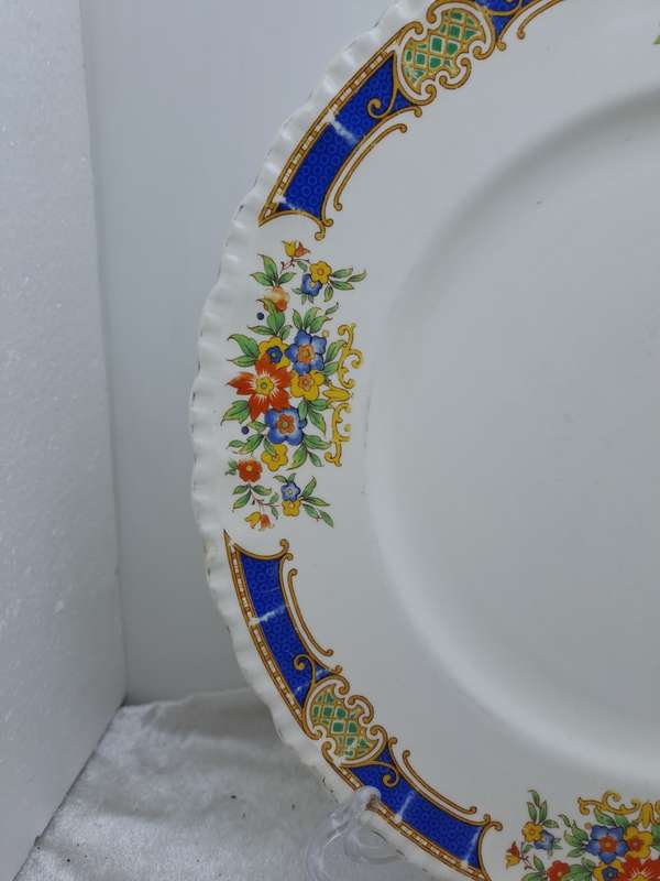 Vintage 1930`s  Grindley  `Lepanto` Grilepa Pattern Dinner Plate  -Made in England.