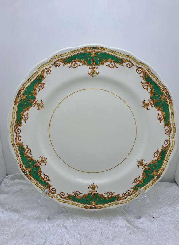 Vintage Grindley Cream Petal Pauletye Pattern Dinner Plate  -Made in England